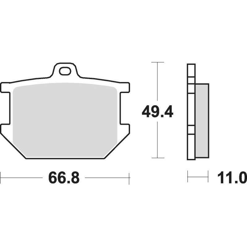 SBS Bremsbeläge Keramik