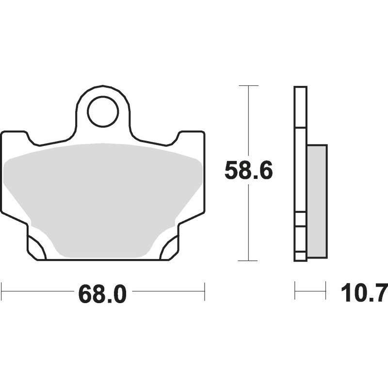 SBS Bremsbeläge Keramik
