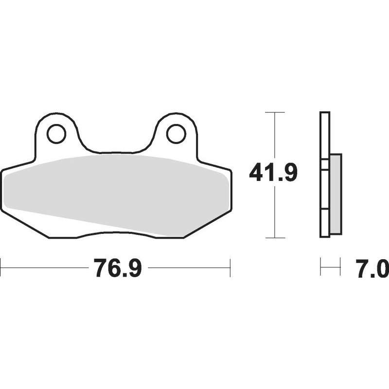 SBS Bremsbeläge Keramik