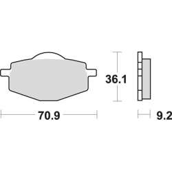 SBS Bremsbeläge Keramik
