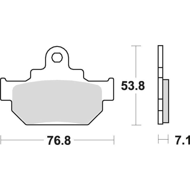 SBS Bremsbeläge Keramik