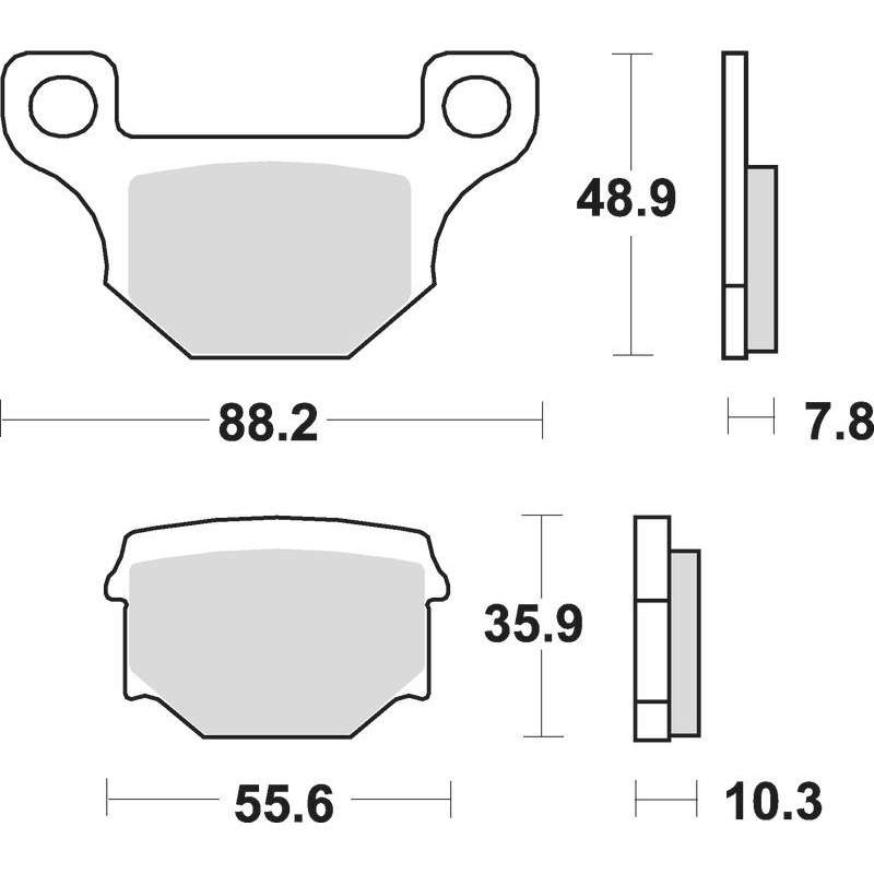 SBS Bremsbeläge Keramik