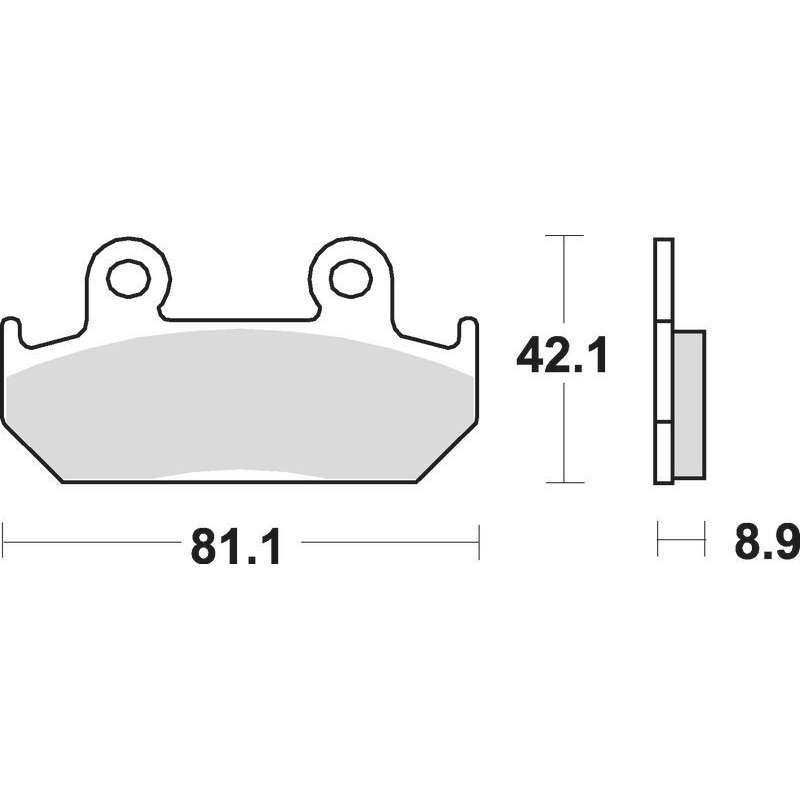 SBS Bremsbeläge Keramik