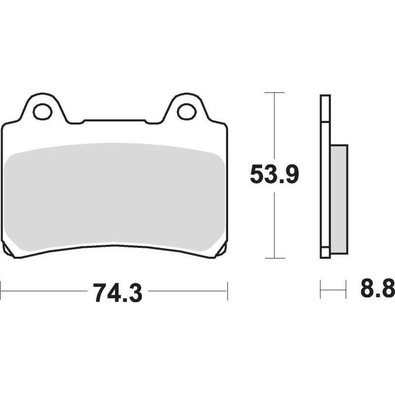 SBS Bremsbeläge Keramik