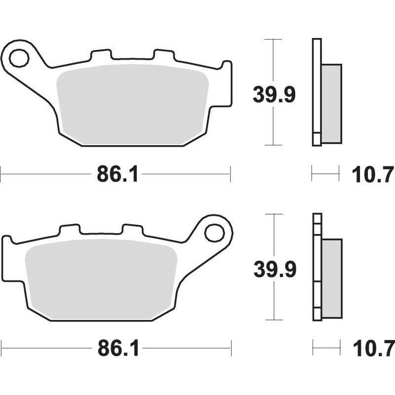 SBS Bremsbeläge Keramik