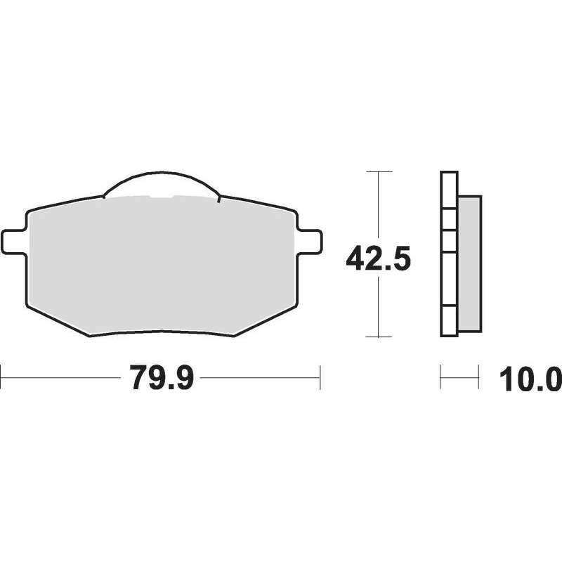 SBS Bremsbeläge Keramik