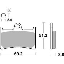 SBS Bremsbeläge Keramik