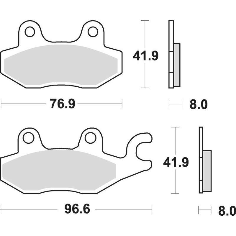 SBS Bremsbeläge Keramik