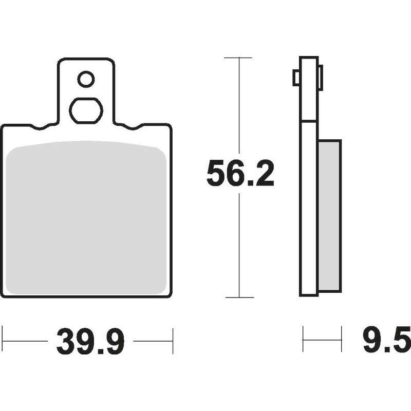 SBS Bremsbeläge Keramik