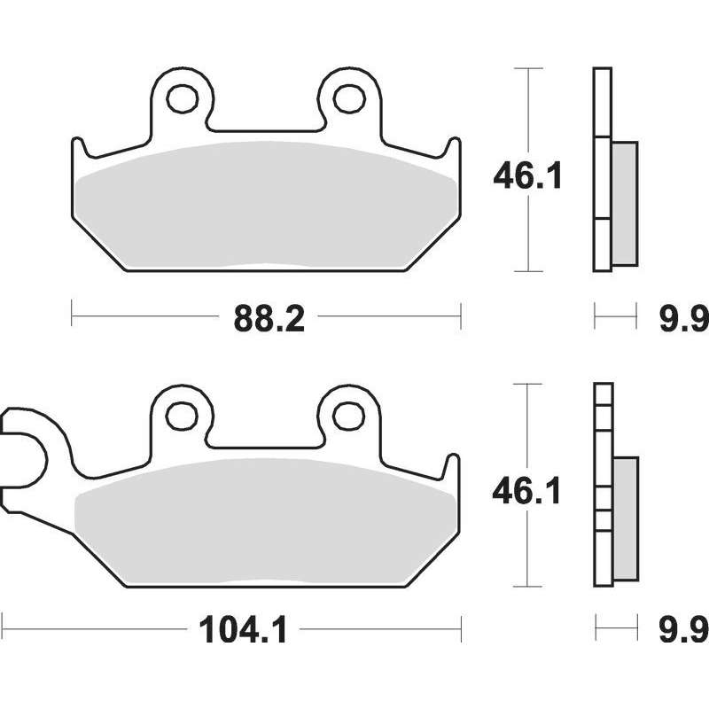 SBS Bremsbeläge Keramik
