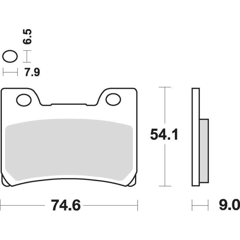SBS Bremsbeläge Keramik