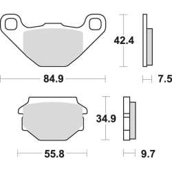 SBS Bremsbeläge Keramik