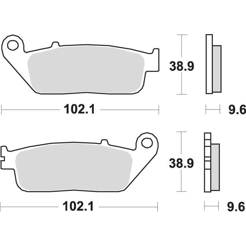 SBS Bremsbeläge Keramik