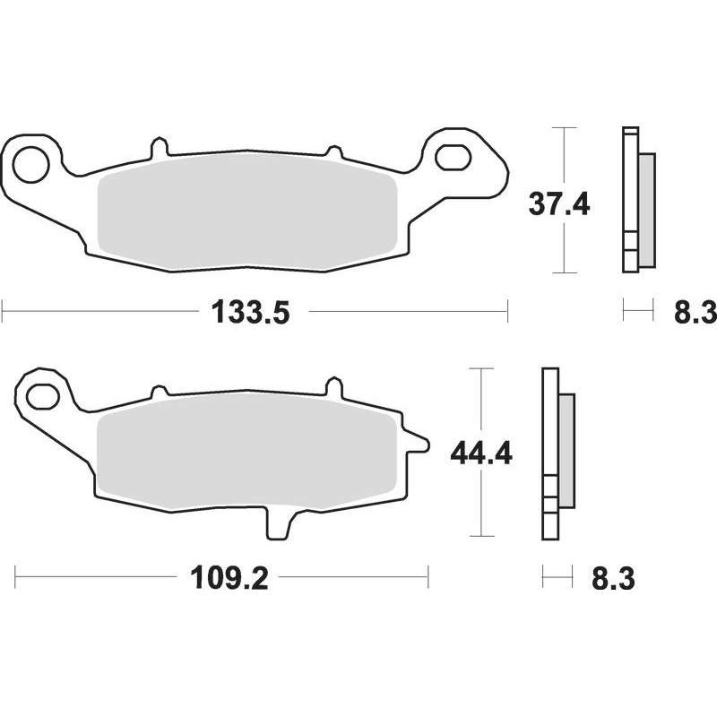 SBS Bremsbeläge Keramik