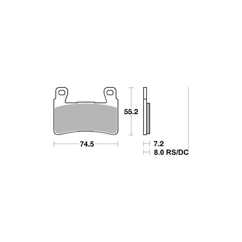SBS Bremsbeläge Keramik