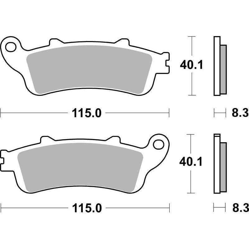 SBS Bremsbeläge Keramik