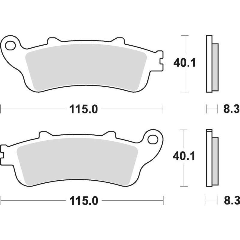 SBS Bremsbeläge Keramik