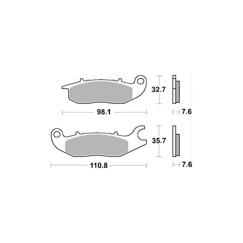 SBS Bremsbeläge Keramik