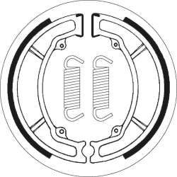 SBS Machoires de freins 2034_Ø 130x28