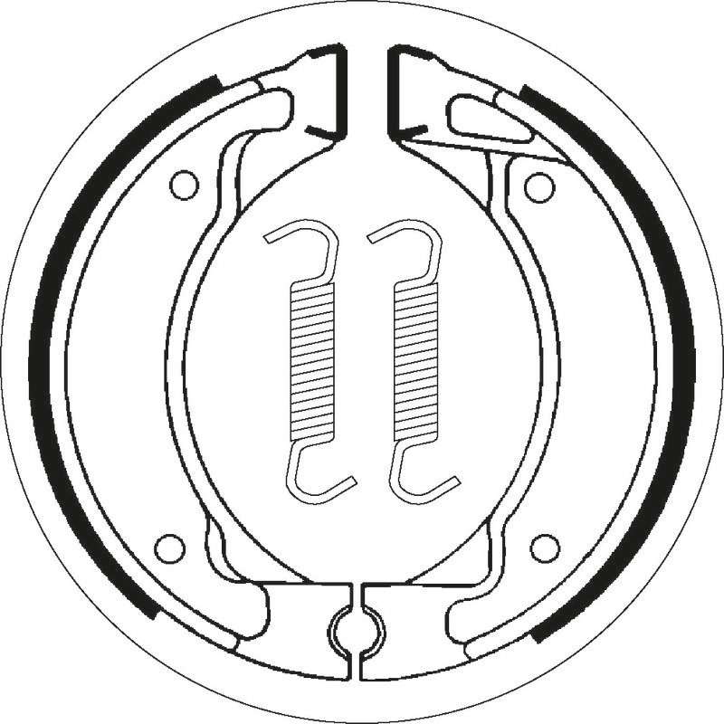 SBS Machoires de freins 2050_Ø 110x25