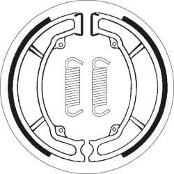 SBS Machoires de freins 2115_Ø 130x28