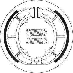 SBS Machoires de freins 2201_Ø 120x25
