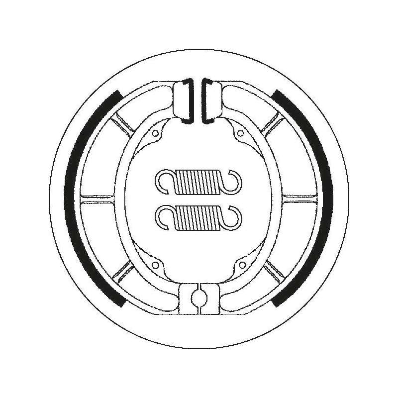 SBS Machoires de freins 2201_Ø 120x25