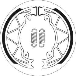 SBS Machoires de freins 2205_Ø 140x25