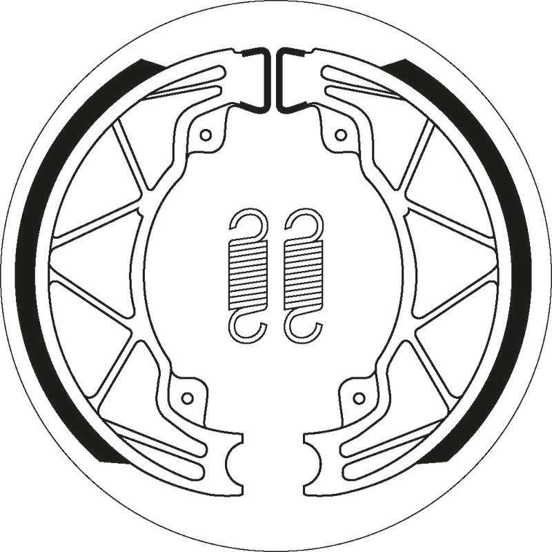 SBS Bremsbacken 2205_Ø 140x25