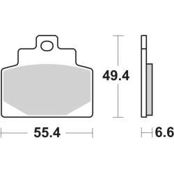 SBS Bremsbeläge Maxi Scooter Sinter