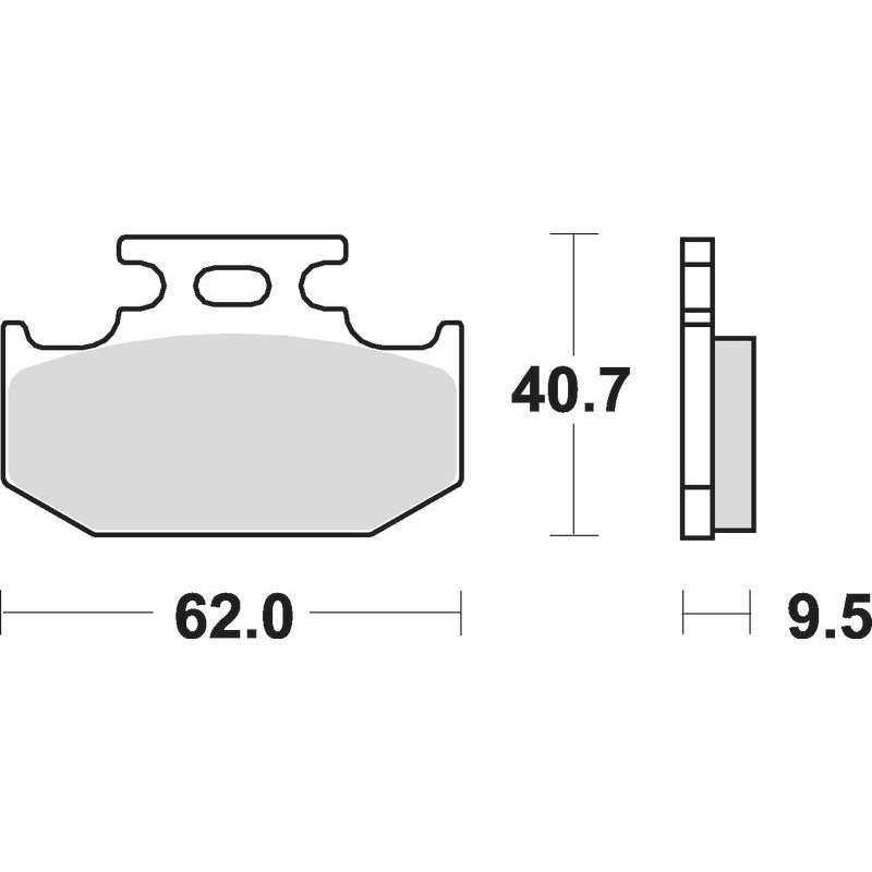 SBS Bremsbeläge Offroad Sinter