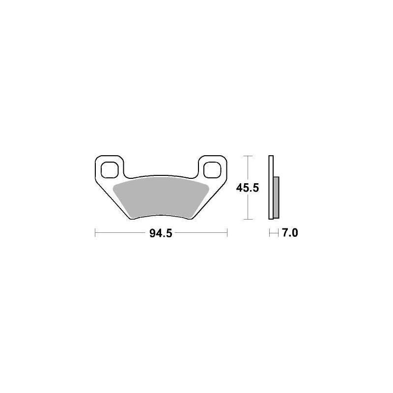 SBS Bremsbeläge Offroad Sinter