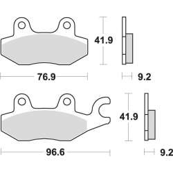 SBS Bremsbeläge Scooter Keramik