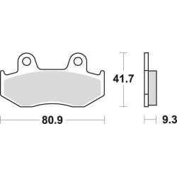 SBS Bremsbeläge Maxi Scooter Sinter