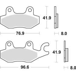 SBS Plaquettes de freins Scooter céramiques