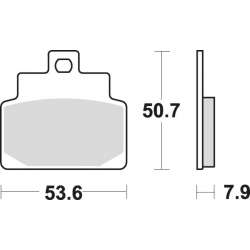 SBS Bremsbeläge Scooter Keramik