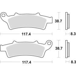 SBS Plaquettes de freins Scooter céramiques