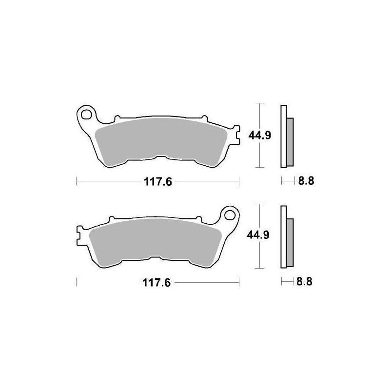 SBS Bremsbeläge Scooter Keramik