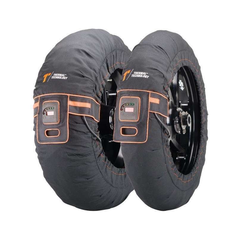 Thermal Technology Couvertures pneu chauffantes EVO Dual Zone Stock1000 XL 190/200 noir