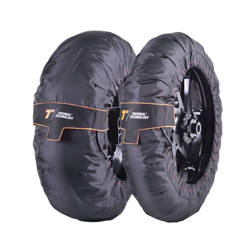 Thermal Technology Couvertures pneu chauffantes PERFORMANCE Moto3 S noir