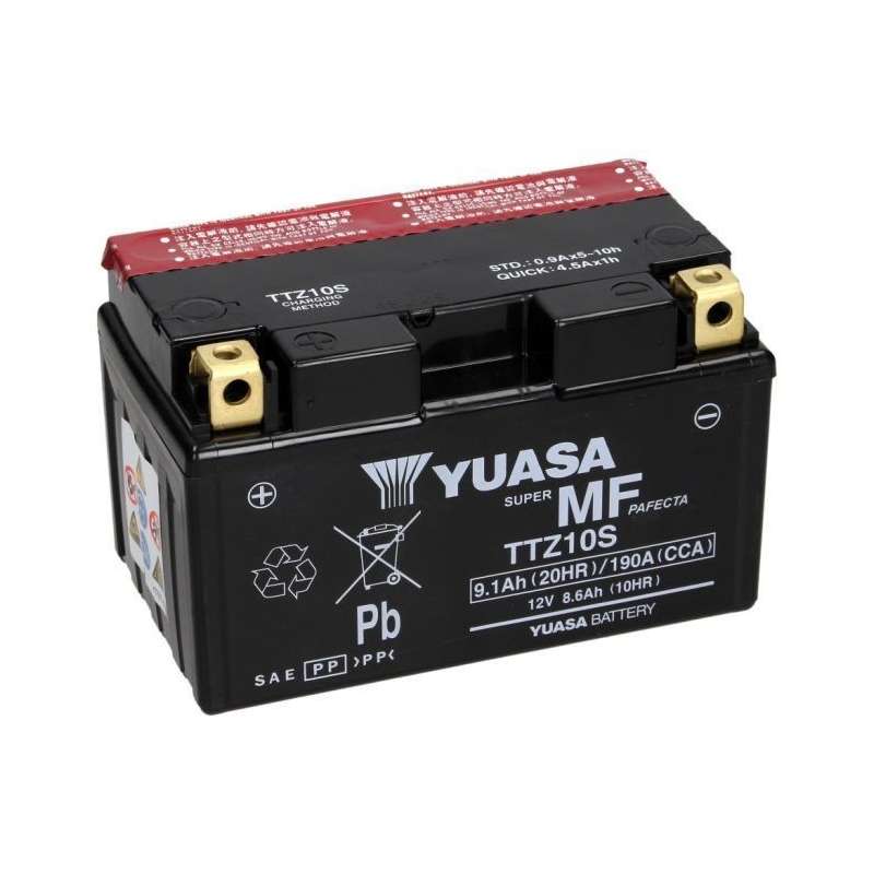 Batterie YUASA TTZ10S avec dose dacide