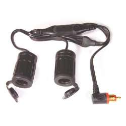 TECMATE Doppel DIN Zigarettenanzünderstecker