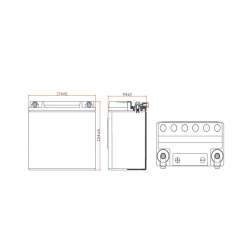 NITRO Batterie HVT 05 AGM