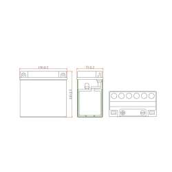 NITRO Batterie HVT 09 AGM