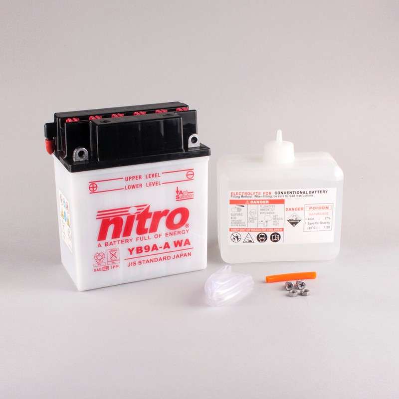 NITRO Batterie YB9A-A av.dose acid