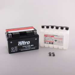 NITRO Batterie YTZ10S-BS AGM av.dose acid