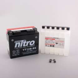 NITRO Batterie YT12B-BS AGM av.dose acid