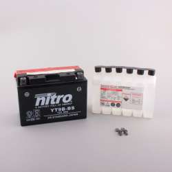 NITRO Batterie YT9B-BS AGM av.dose acid