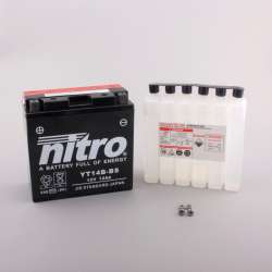 NITRO Batterie YT14B-BS AGM av.dose acid