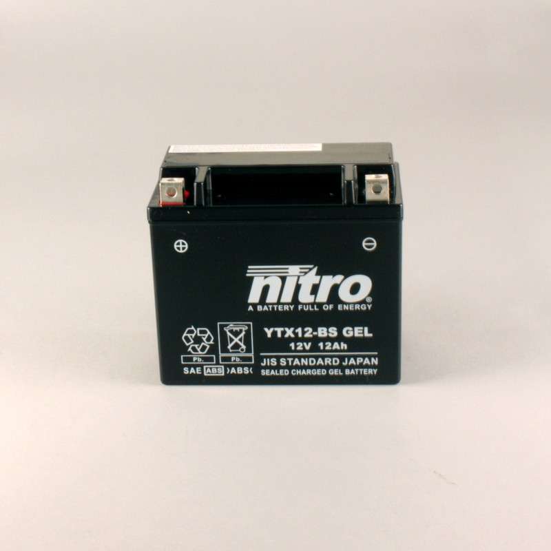 NITRO Batterie YTX12-BS Gel